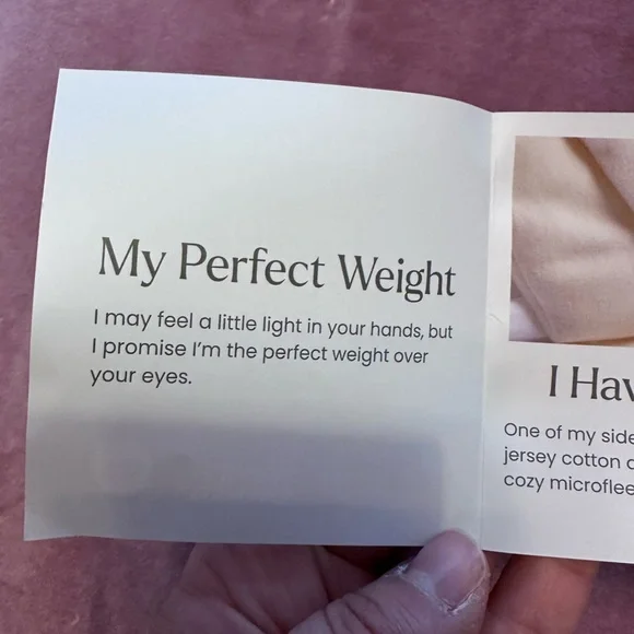 Nodpod Purple weighted Sleep Mask NWT - Picture 14 of 15